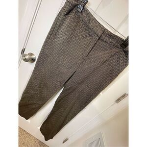 Appleseeds women’s size 12 black brown tan pants